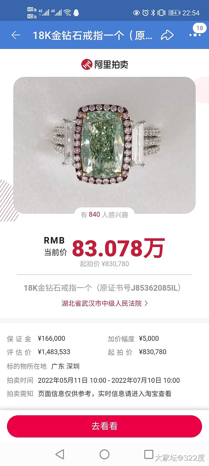 欣赏我买不起的拍卖品。