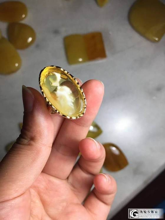 飞舞的小仙女&amp;配套的白绞蜜_珠宝蜜蜡