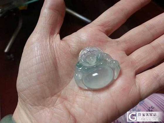 高冰佛公降价了和阳绿水滴戒指_翡翠