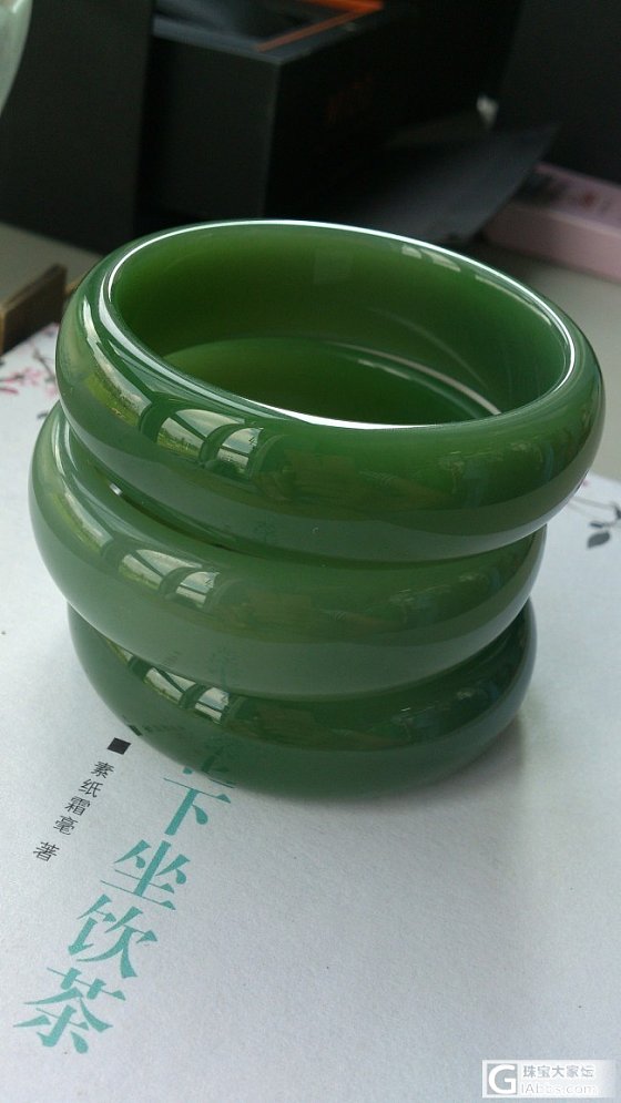 【碧玉镯】【雕漆镯】【玛瑙耳夹】【马油】【赫拉】小仓自助出_玉石