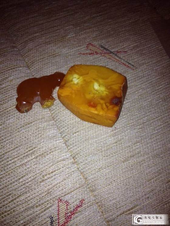 昨天终于把熊杀了 结果出了一条龙_蜜蜡
