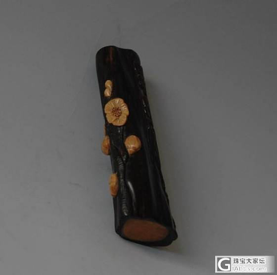 过年不忘玩啊，做了个小把件花插_木