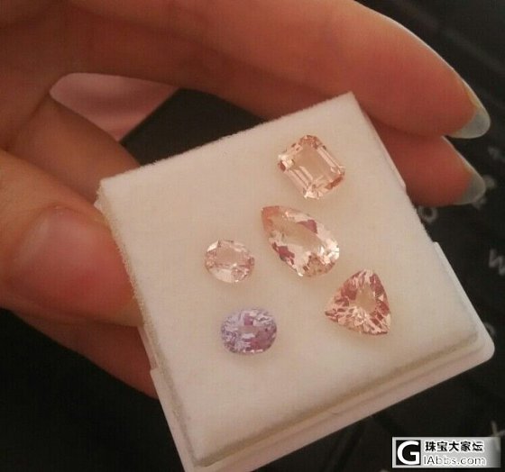 摩根、尖晶、彩色蓝宝石不知不觉买了一堆，求靠谱款式_刻面宝石摩根石