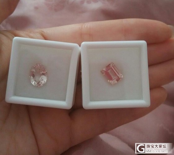摩根、尖晶、彩色蓝宝石不知不觉买了一堆，求靠谱款式_刻面宝石摩根石