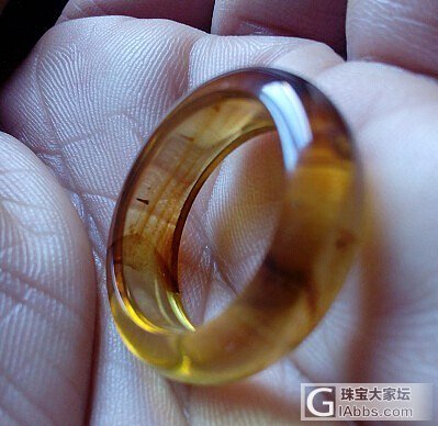 缅甸金珀金棕指环 小鲤鱼吊坠  半蜜半珀蛋子   花腊随型_有机宝石