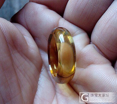缅甸金珀金棕指环 小鲤鱼吊坠  半蜜半珀蛋子   花腊随型_有机宝石