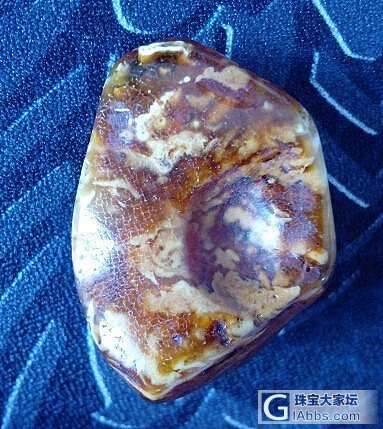 缅甸金珀金棕指环 小鲤鱼吊坠  半蜜半珀蛋子   花腊随型_有机宝石