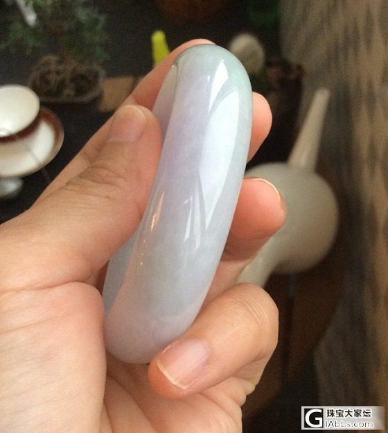 小清新到手_手镯翡翠