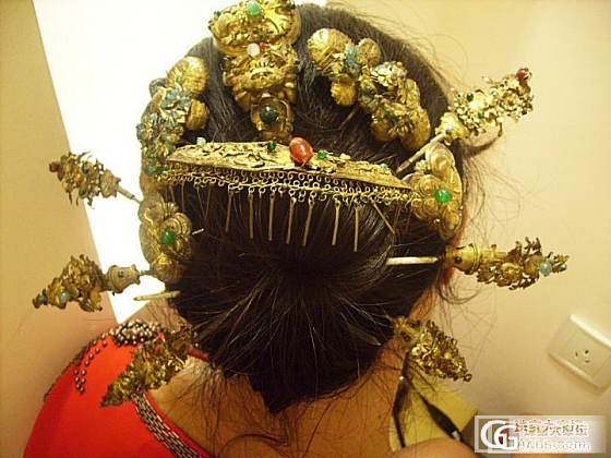 OHOH今天老土豪家搞到的精美老银，一头真是华丽丽呀华丽丽，没图我乱说吗？_簪子老银