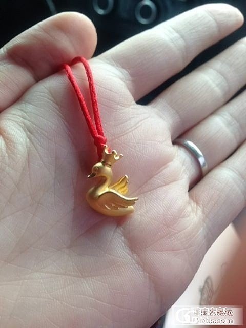 pb天鹅到咯_吊坠金