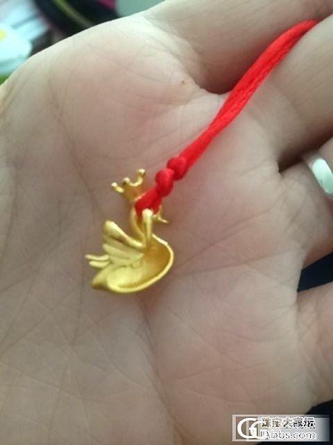 pb天鹅到咯_吊坠金