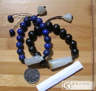 发一对籽料翁仲手串，挣分来了，呵呵。_和田玉