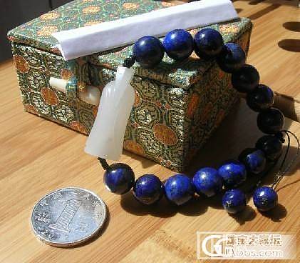 发一对籽料翁仲手串，挣分来了，呵呵。_和田玉