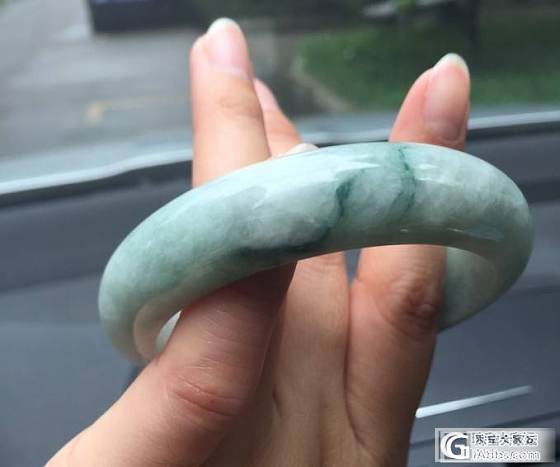 网上买的，看看A不A_手镯翡翠