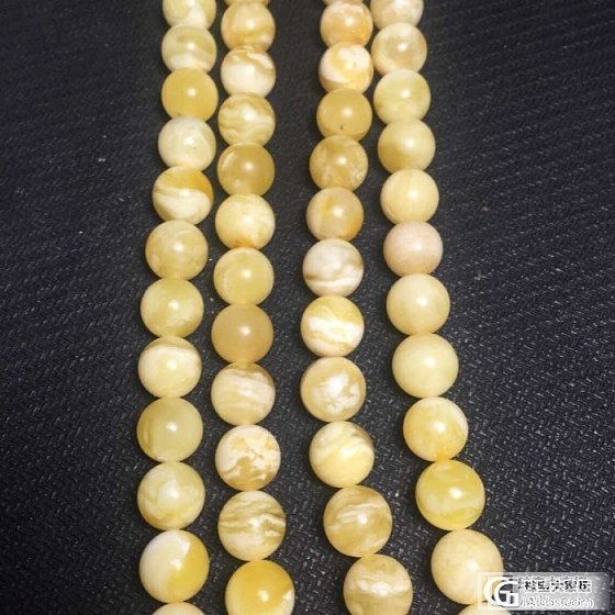 胖纸的8MM108白花_蜜蜡