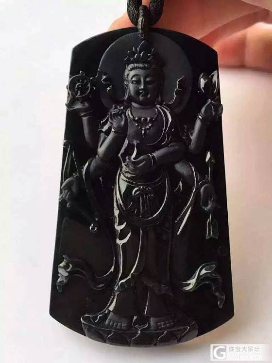 观音来了，跪拜，哈哈_翡翠