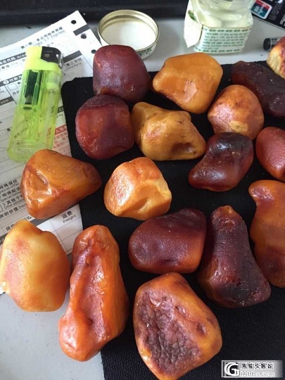 琥珀蜜蜡原石 精挑丹麦料，精挑乌克兰料_有机宝石