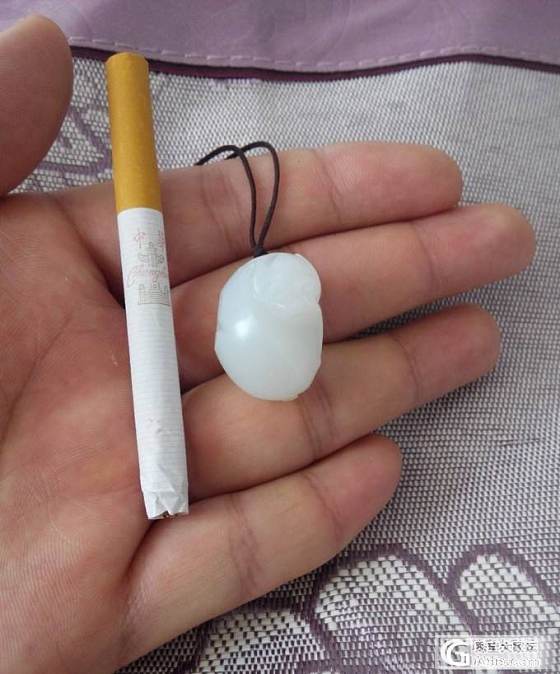 自藏：苏州精工白胖独籽小貔貅吊坠~_和田玉