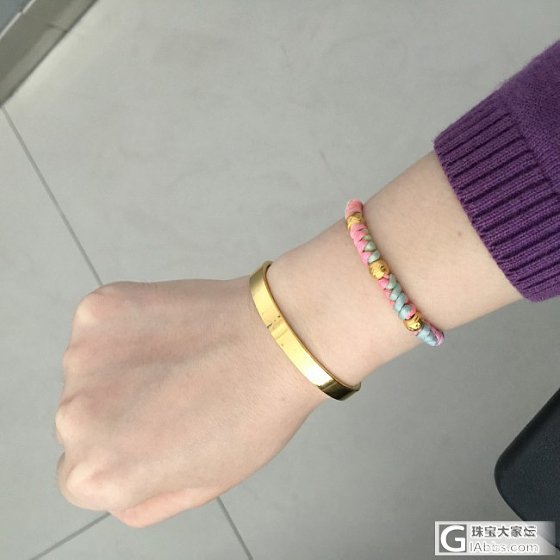 今天刚到的李卡福_手镯金