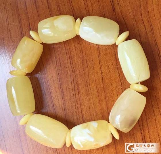 请大家看看这串珠子价值几何啊？_蜜蜡