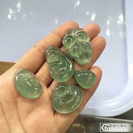 【兔子翡翠】8月在缅甸淘货游记全是带色的_珠宝缅甸集散地翡翠
