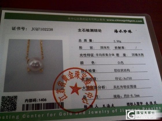 牛头锁骨链配上了牛头耳环!_珍珠