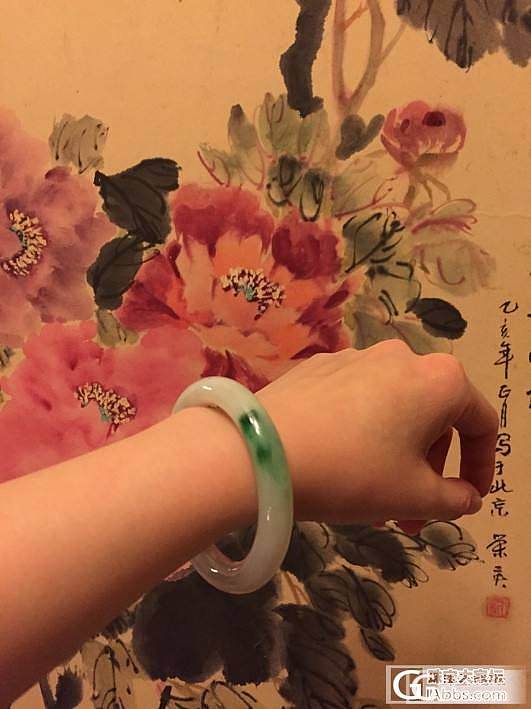 镯子都出了！还剩指环！转带阳绿圆条手镯。还有一个台湾工艺指环！_翡翠