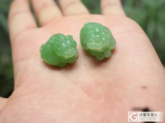 翠青小貔貅，胖嘟嘟萌萌哒！_和田玉