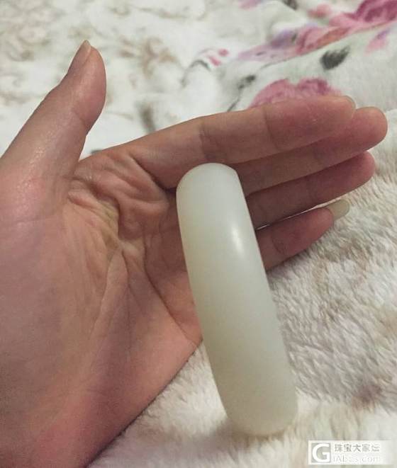 籽料素镯一只_玉石