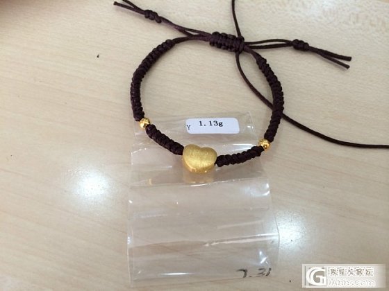 校长家拉丝心手绳显摆一下_编绳金