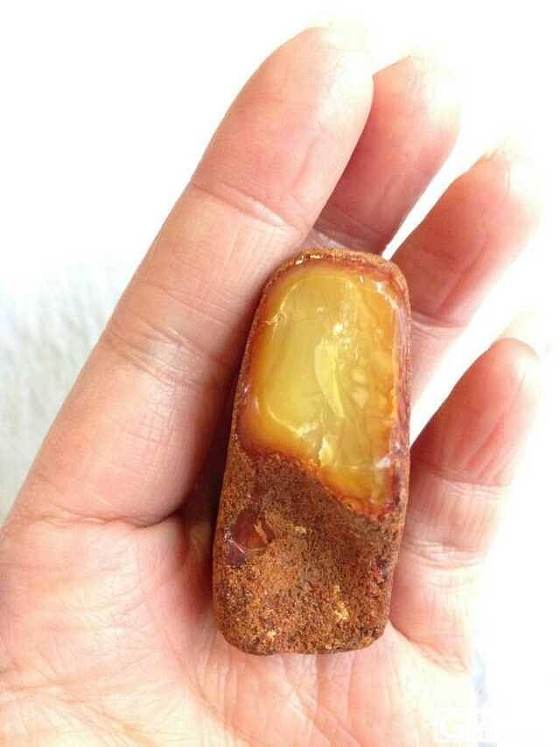 这块料我不认得囧！请老大过过眼_蜜蜡