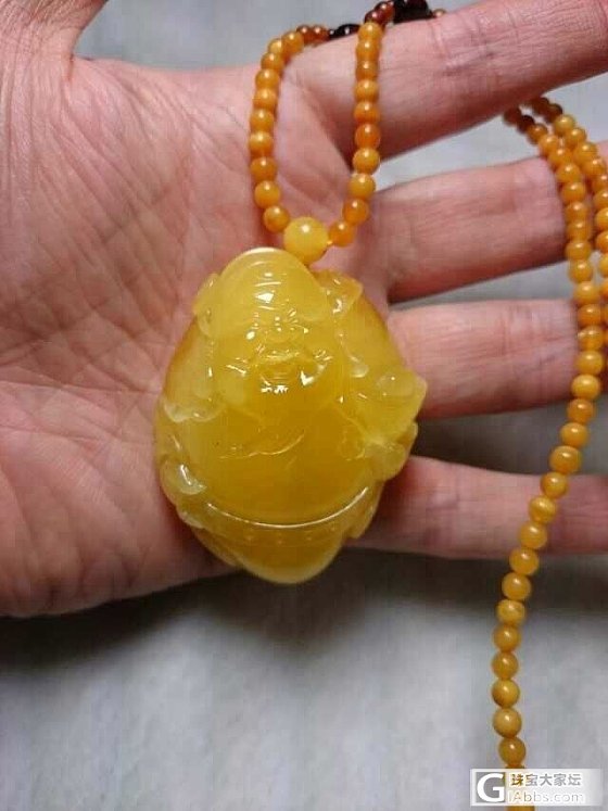 爷爷回家了！_花件蜜蜡
