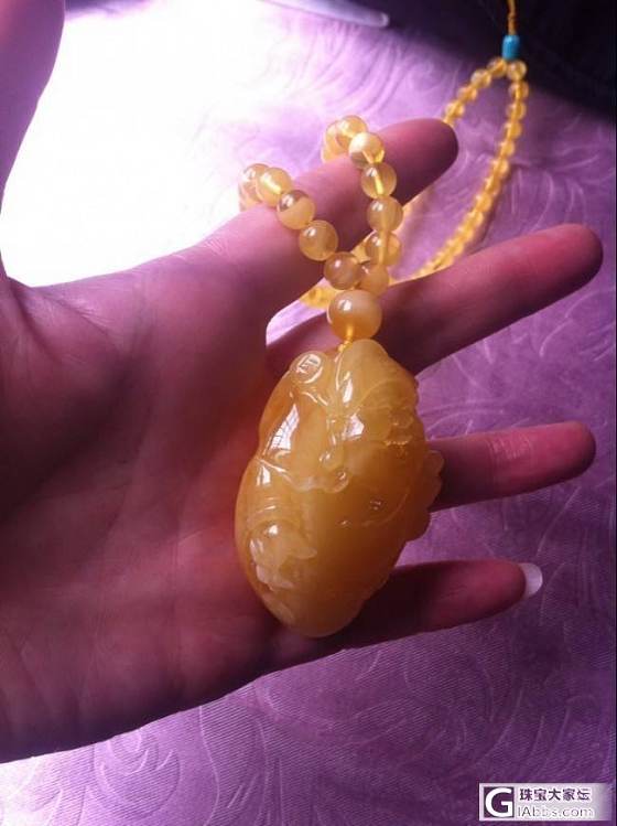 爷爷回家了！_花件蜜蜡