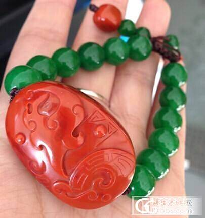 晒晒，大俗大雅的南红手牌_南红