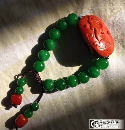 晒晒，大俗大雅的南红手牌_南红