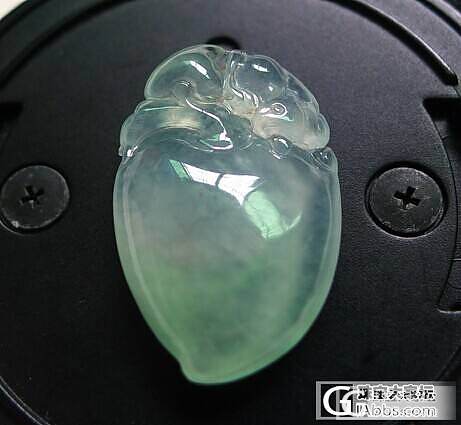 【华玉翡翠珠宝】飘绿鹦鹉 福瓜一手 甜美小猫镶件 福桃等_翡翠
