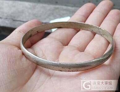 啦啦啦我的镯子到啦_手镯银