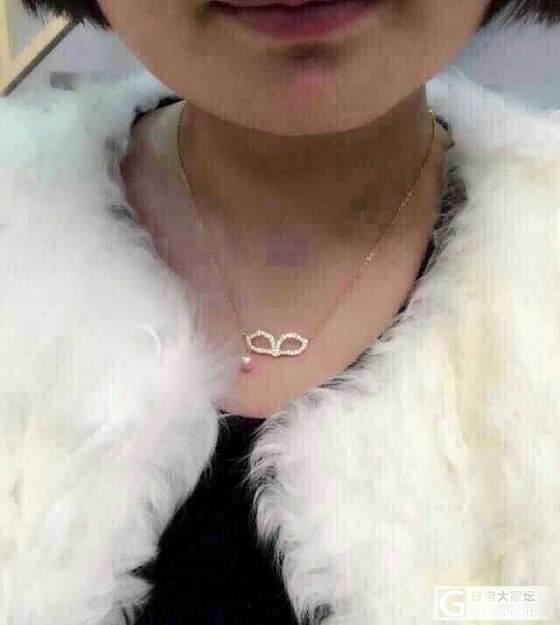 无瑕极光淡水珍珠项链 耳钉  戒指  锁骨项链 有人要团吗？_珠宝