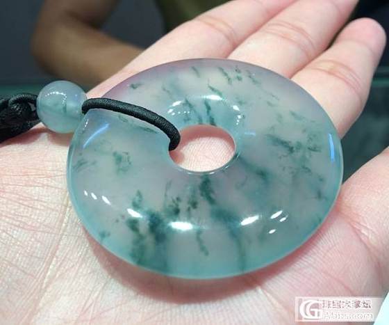阳美翡翠-花姐-逢兴玉器：特大种水怀古，满色叶子等_翡翠
