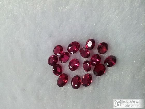 一批可爱的小红尖晶10ct_珠宝