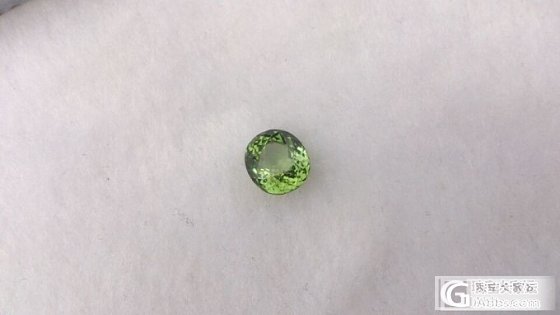 帮朋友出个草绿色碧玺戒面_宝石
