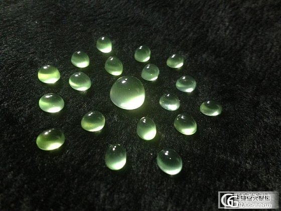 清新灵动的那一抹绿，我的一组葡萄介面……_刻面宝石葡萄石