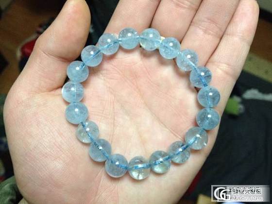 曬一下 新寵 無注膠滴海藍寶 和完美金字塔白幽靈_水晶