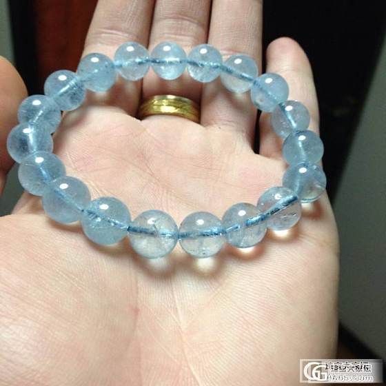 曬一下 新寵 無注膠滴海藍寶 和完美金字塔白幽靈_水晶