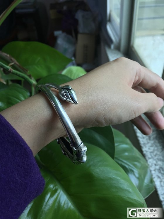 荷漾_手镯银
