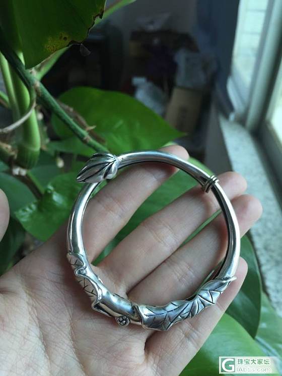 荷漾_手镯银