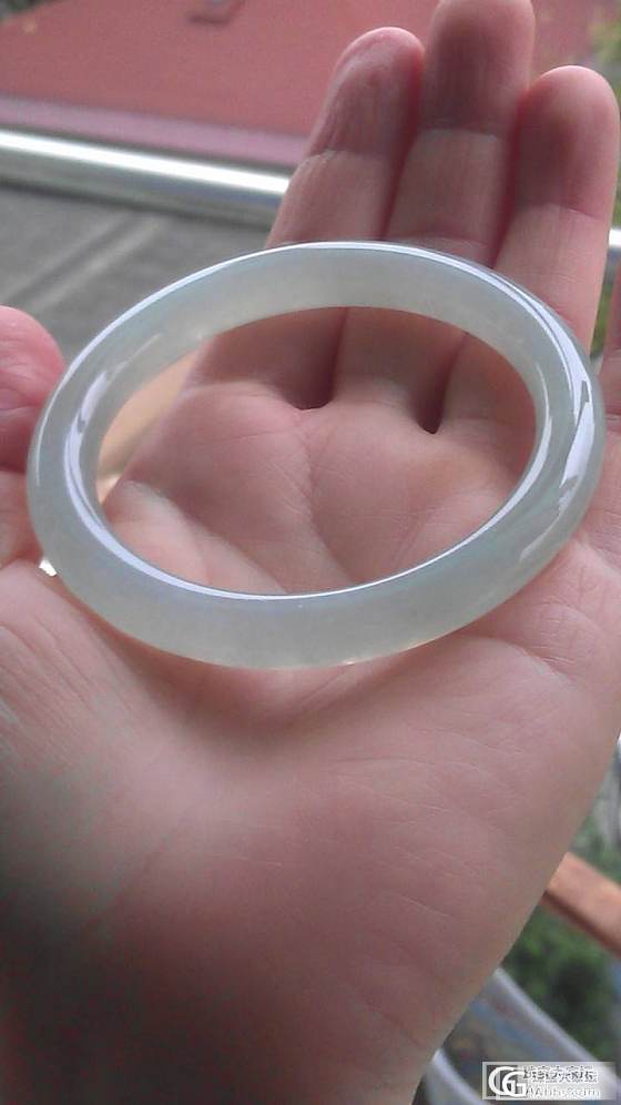 ~~转冰种晴水圆条细镯  8.7mm~~_翡翠