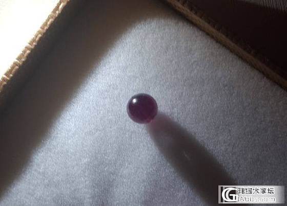 小小6mm紫牙乌一颗，大家帮忙看看好坏_石榴石