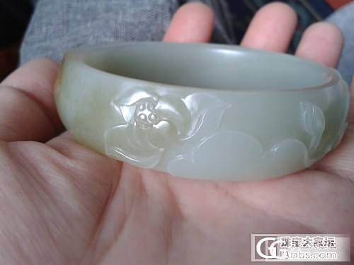 莲花镯_和田玉