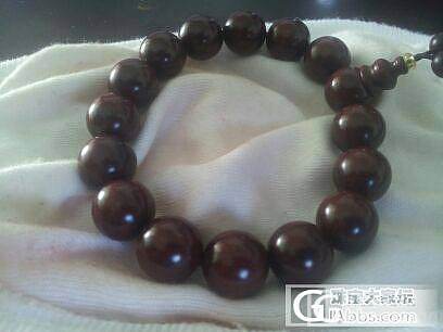 秀下新到手的1.2小叶紫檀手串，挣点分好升级（有闪必还）新增一周后和一个月后的图..._木